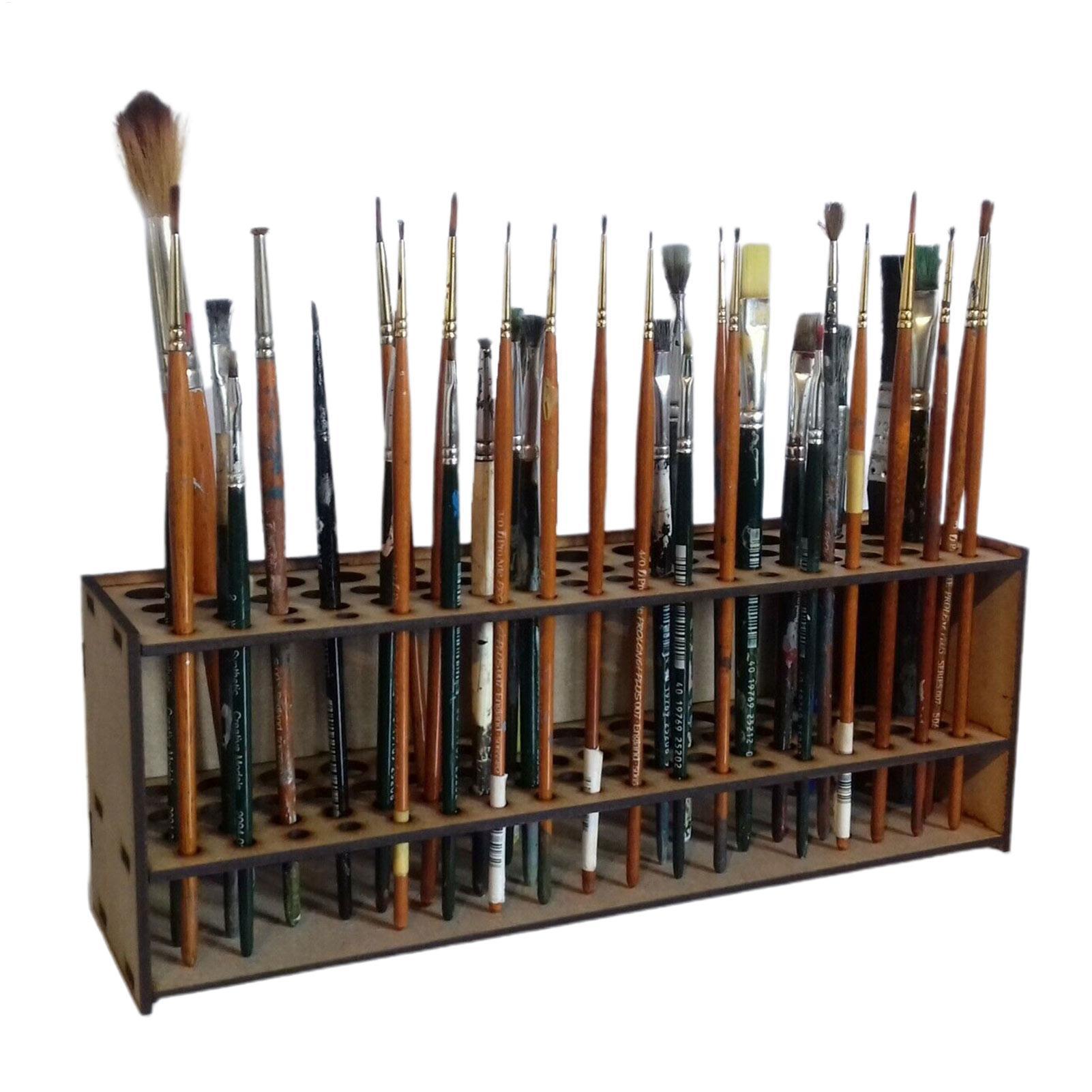 Art Craft Organizer - Soporte para pinceles de madera de