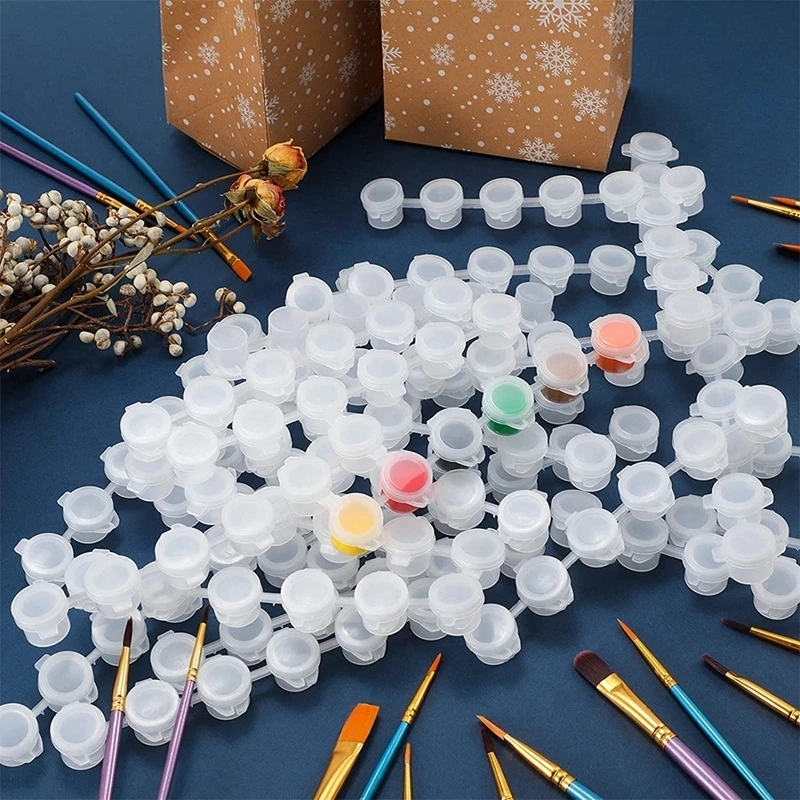 Art Craft Organizer - 10 tiras, 60pots, tiras de pintura