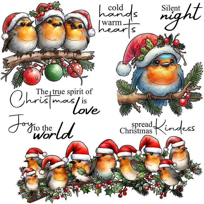 Rubber Stamp Blank - Troqueles de corte de aves gordinas
