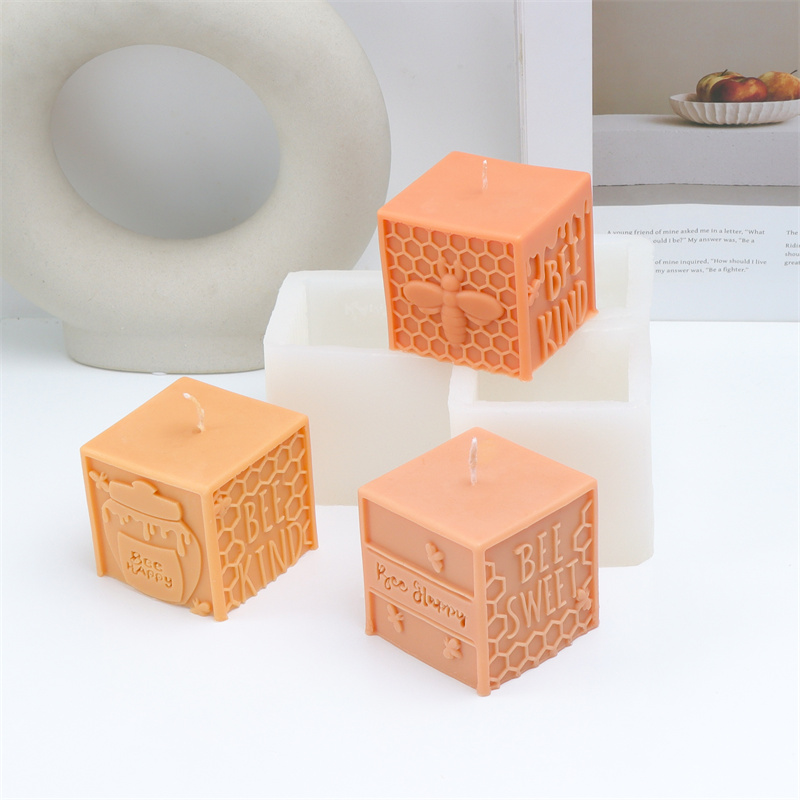 Letter S Art Craft - Molde de silicona 3D para velas