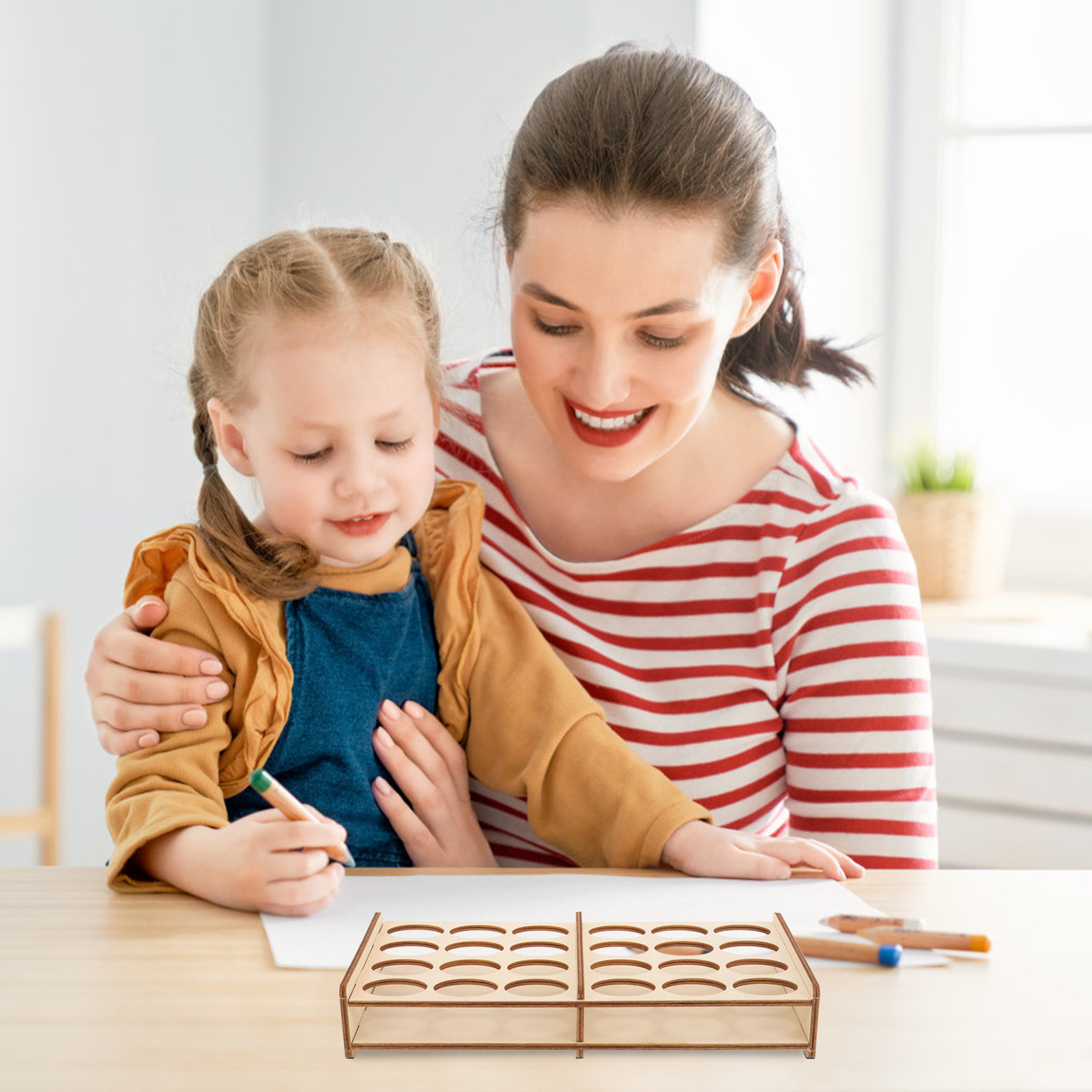 Organizador de madera para gua - Art Craft Organizer reseña y precio
