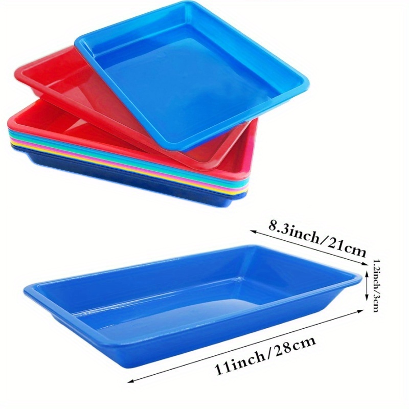 Juego de 5 bandejas de plástic - Art Craft Organizer reseña y precio