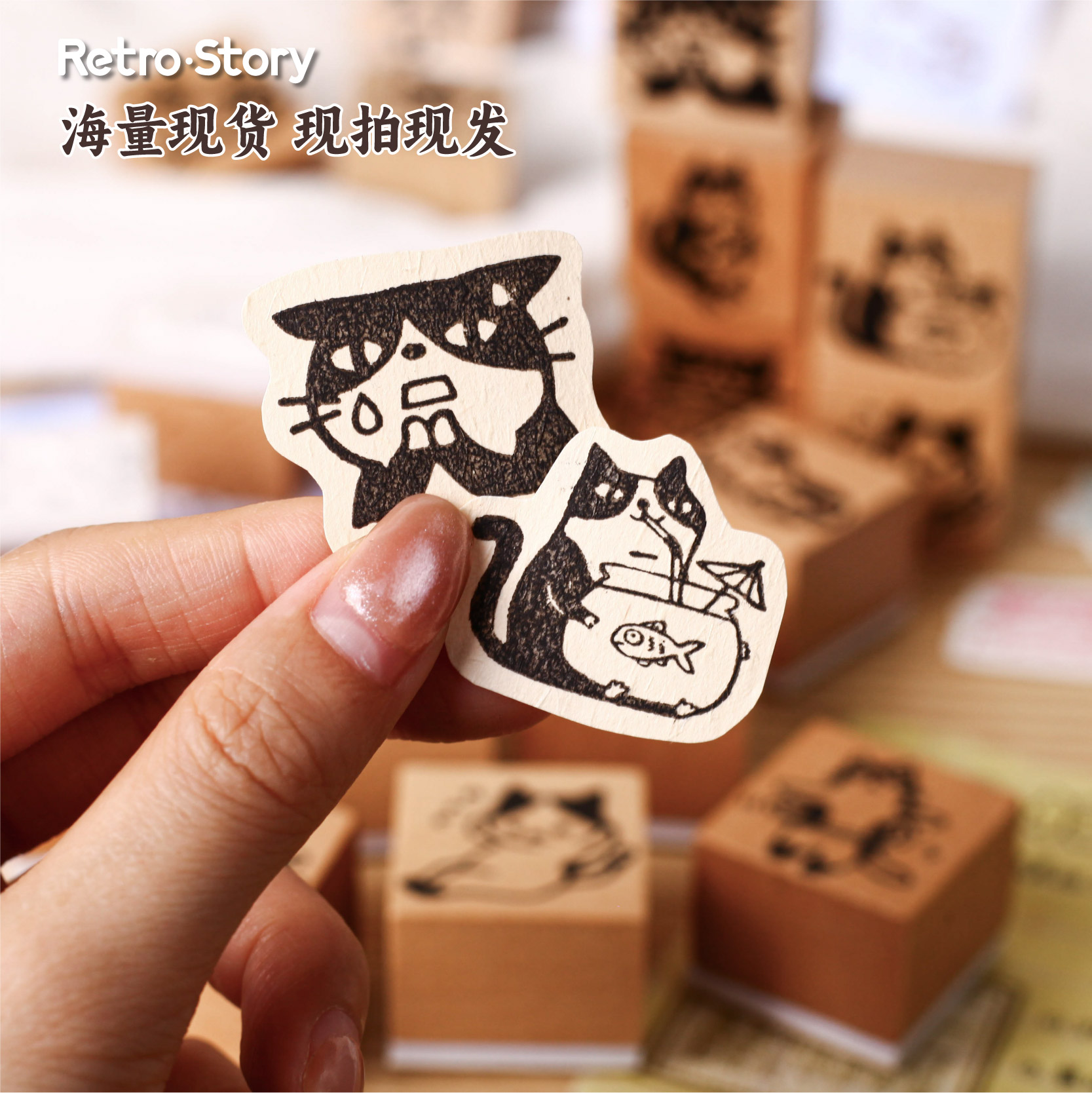Sellos del alfabeto Vintage de - Rubber Stamp Blank reseña y precio