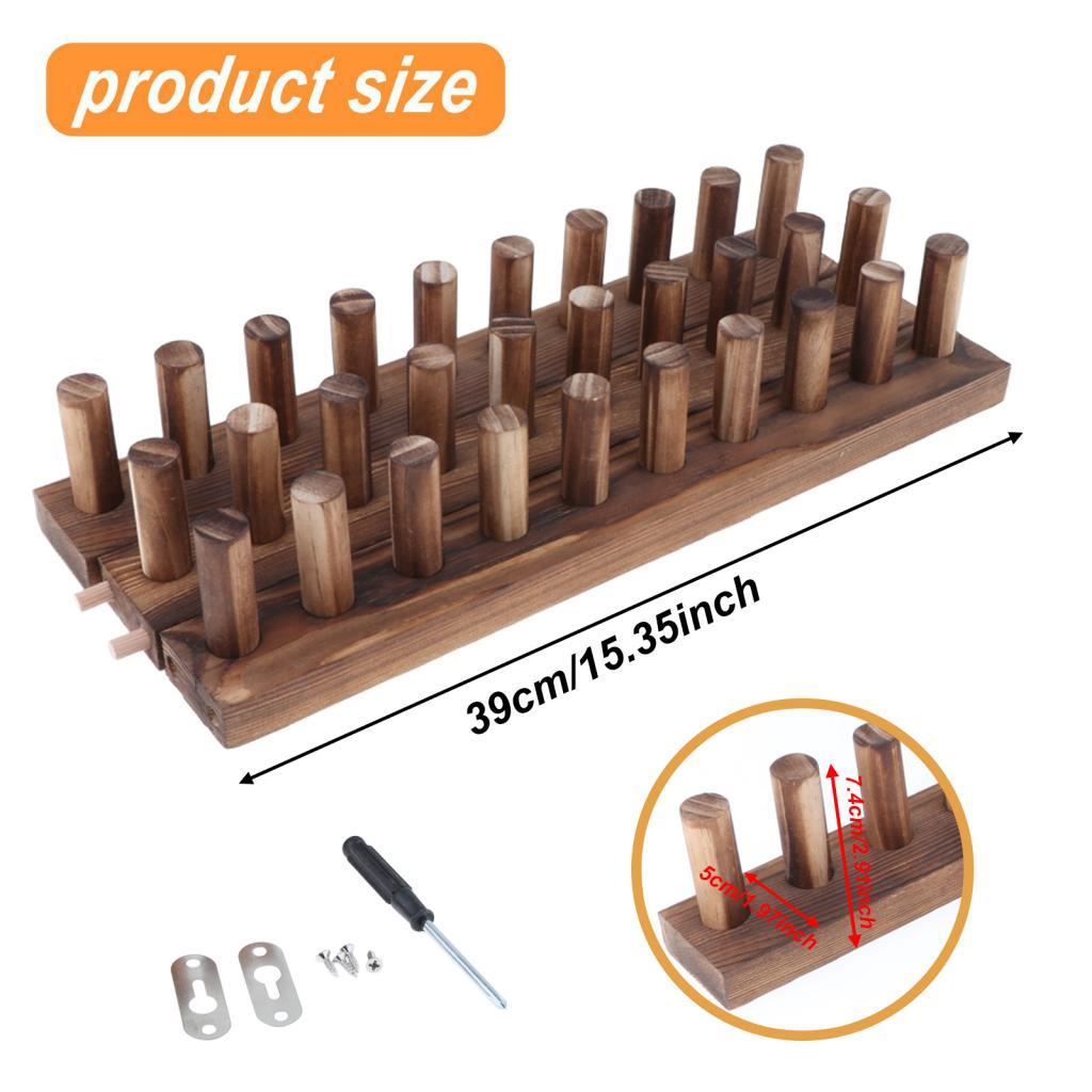 Telar de madera portátil mini  - Loom Weaving Frame reseña y precio