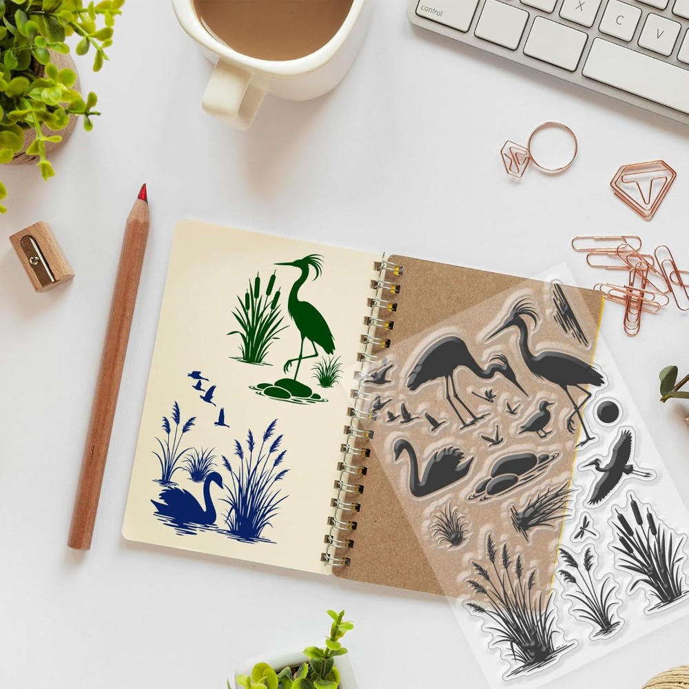 Sellos transparentes con diseñ - Rubber Stamp Blank reseña y precio