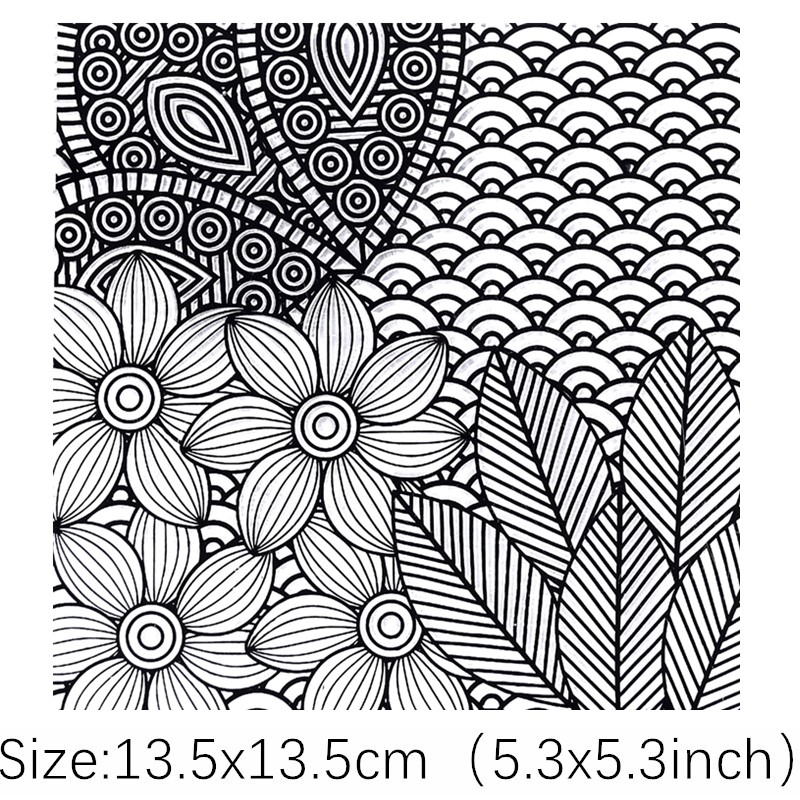 SNASAN textura de flores DIY g - Rubber Stamp Blank reseña y precio