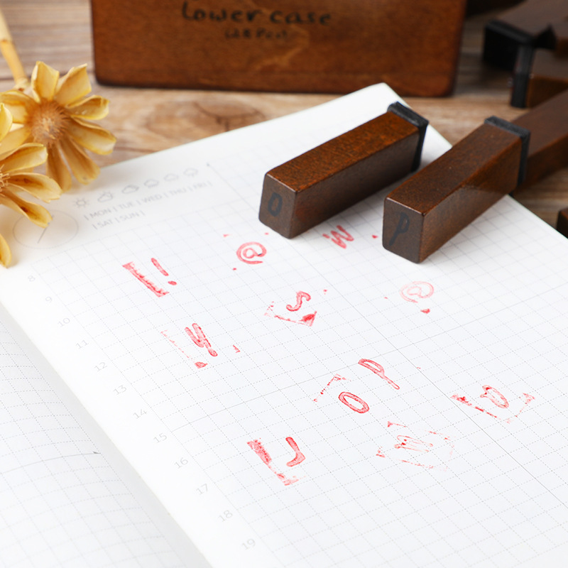 Juego de 28 Sellos de Alfabeto - Rubber Stamp Blank reseña y precio