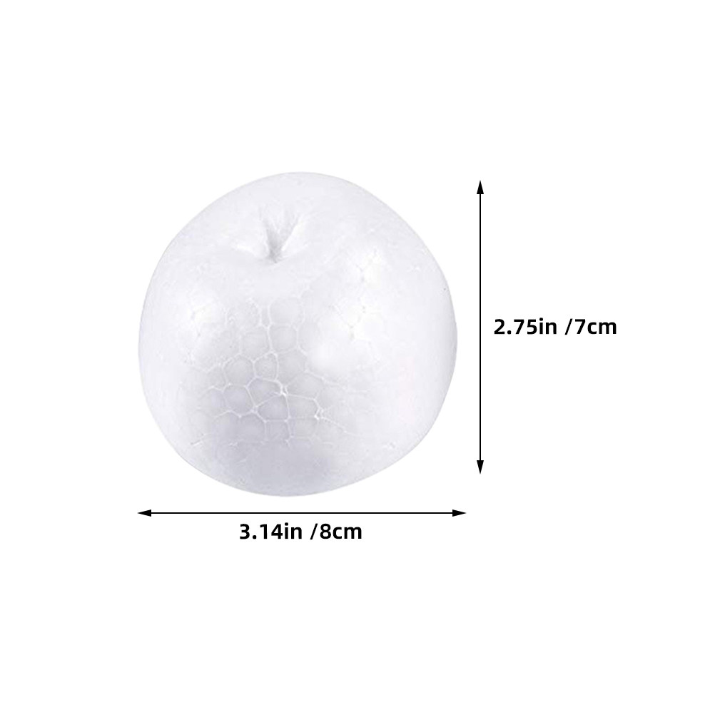 6 piezas de espuma blanca sóli - Art Craft For Kids reseña y precio