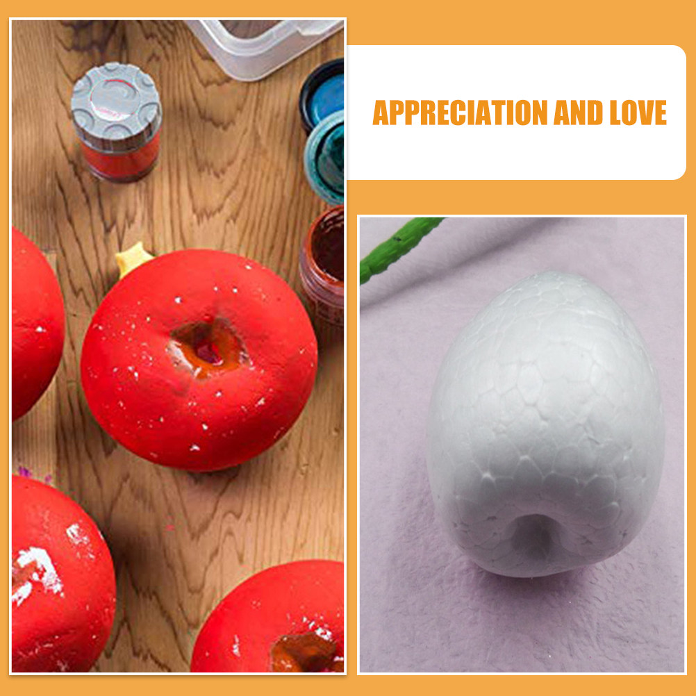 6 piezas de espuma blanca sóli - Art Craft For Kids reseña y precio