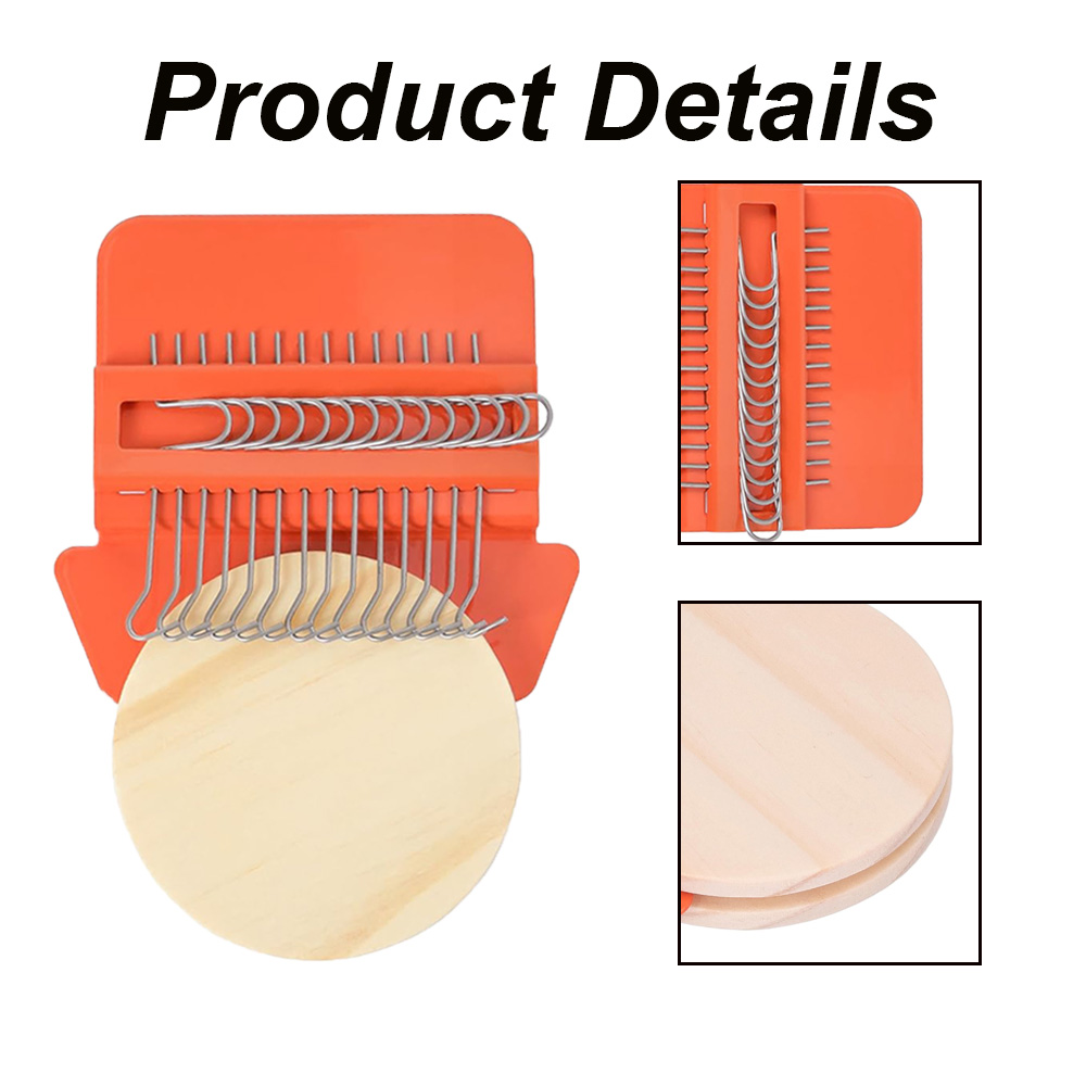 Mini telar de madera para zurc - Loom Weaving Frame reseña y precio