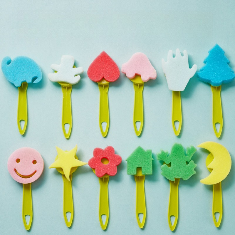 12 pinceles de esponja para pi - Art Craft Activities reseña y precio