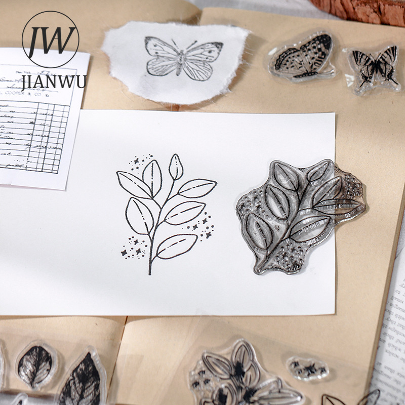 JIANWU-sello transparente mini - Rubber Stamp Blank reseña y precio