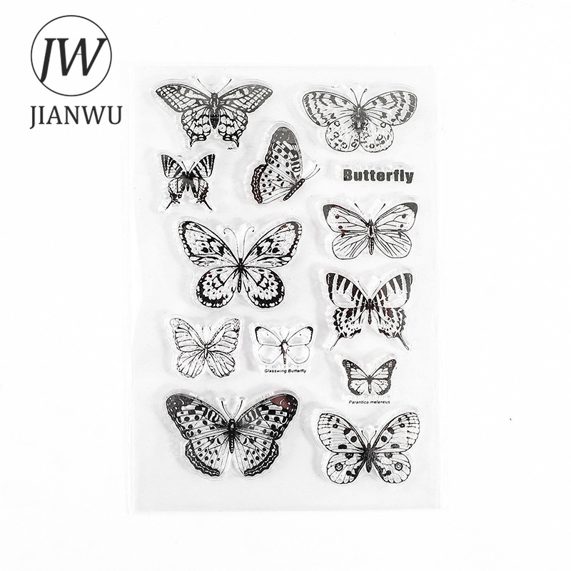 JIANWU-sello transparente mini - Rubber Stamp Blank reseña y precio