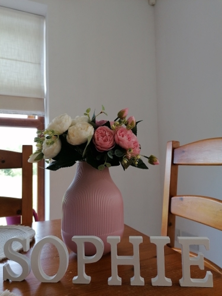 Letras blancas de madera para  - Letter S Art Craft reseña y precio