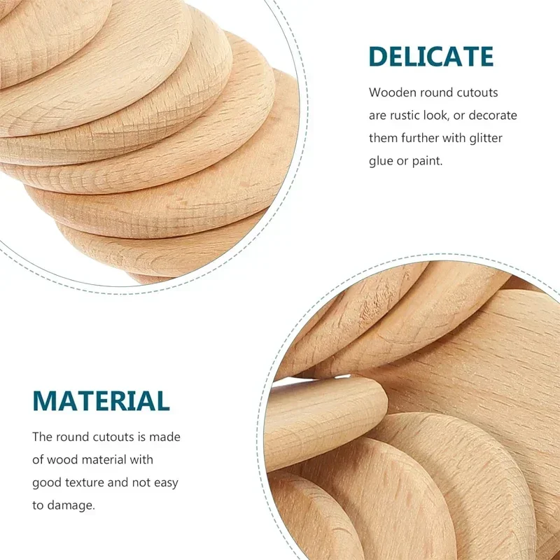 Monedas redondas de madera de  - Letter S Art Craft reseña y precio