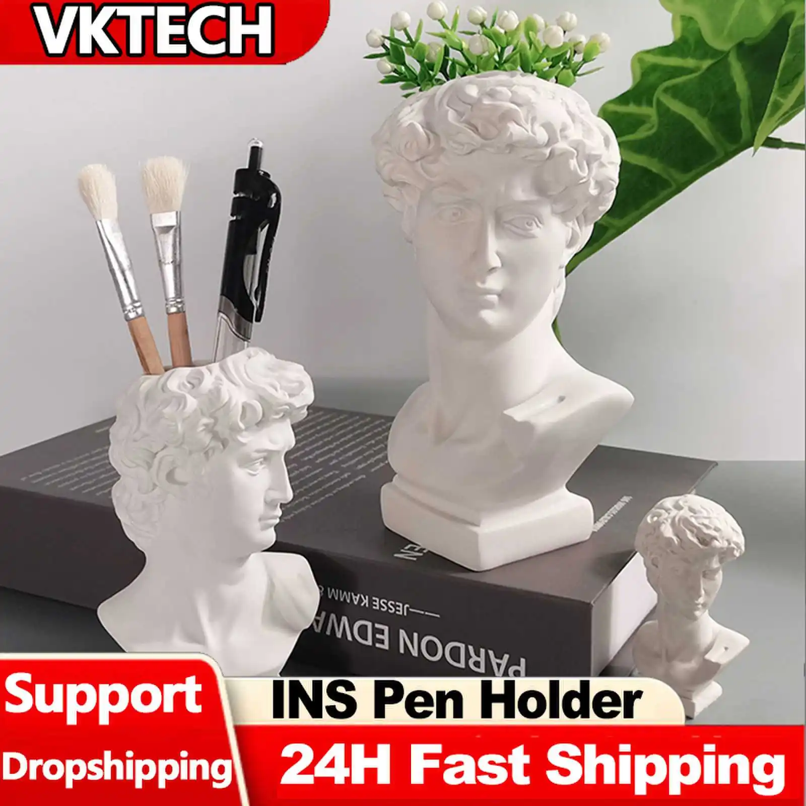 Portalápices de estatua creati - Art Craft Organizer reseña y precio