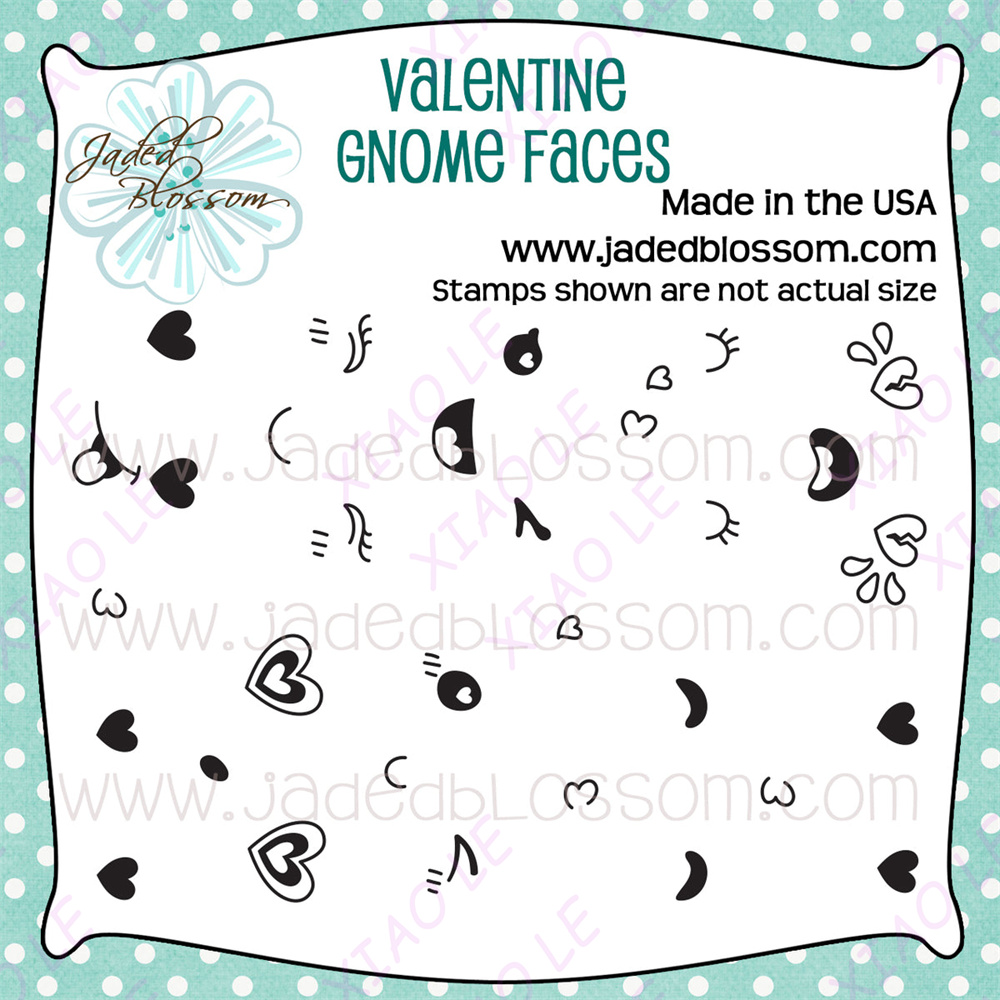 Sellos de caras de flor jadead - Rubber Stamp Blank reseña y precio