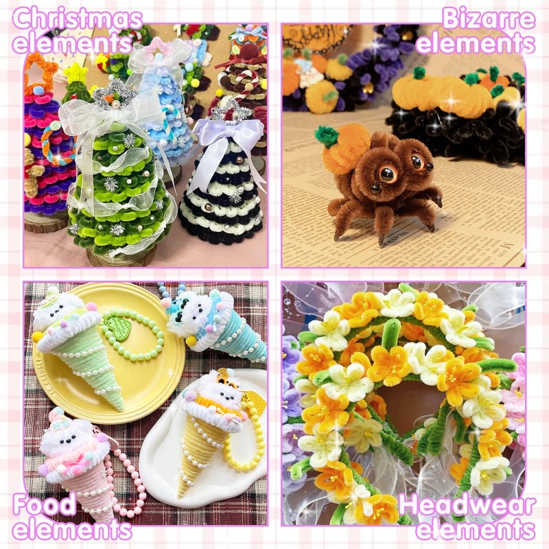 Limpiapipas de chenilla, tallo - Art Craft For Kids reseña y precio
