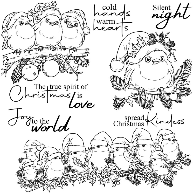 Troqueles de corte de aves gor - Rubber Stamp Blank reseña y precio