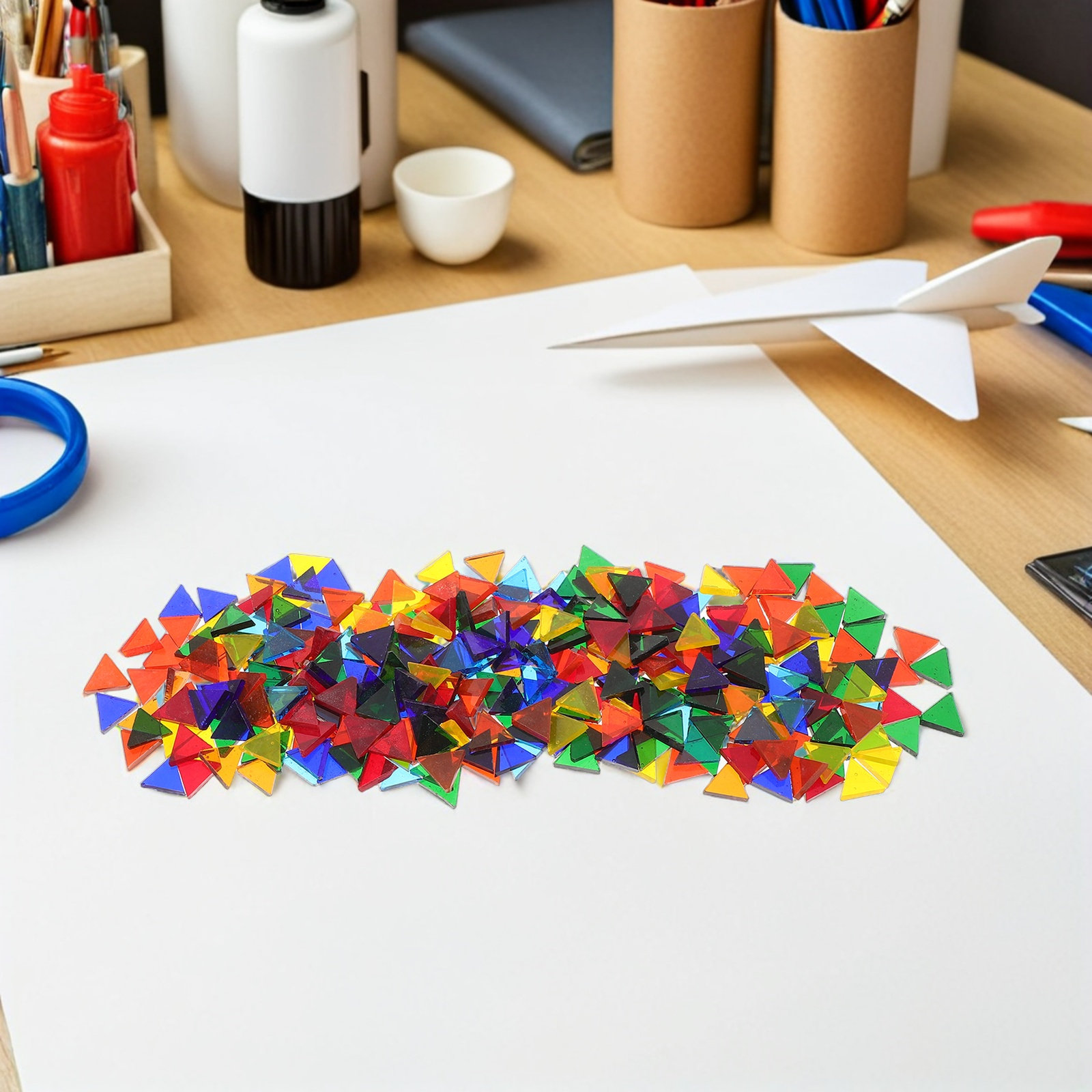 1 Bolsa de piezas de vidrio ir - Art Craft Rainbow reseña y precio