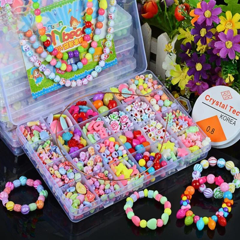 Juego de cuentas DIY para niña - Art Craft Rainbow reseña y precio